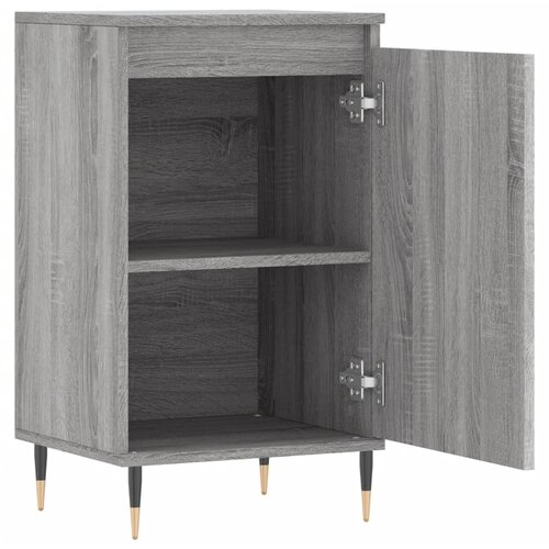  Komoda boja hrasta sonome 40 x 35 x 70 cm od konstruiranog drva Siva Slike