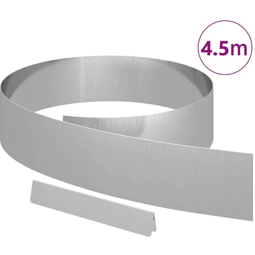  Ograda oko Travnjaka Srebrno 450 x 0.05 x 15 cm Cinkani čelik Slike