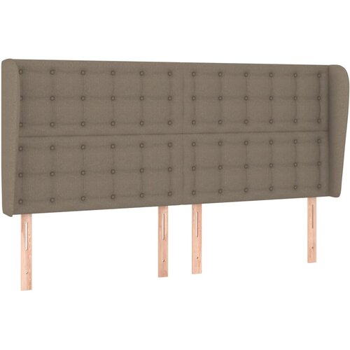 vidaXL Vzglavje z u&scaron;esi taupe 183x23x118/128 cm blago, (20953276) Cene