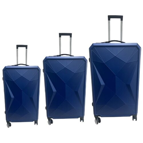 Michelino 3-dijelni ABS set kofera Beachline plava Cene