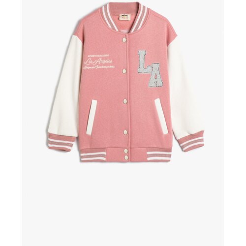 Koton Girls' Pink Jacket Slike