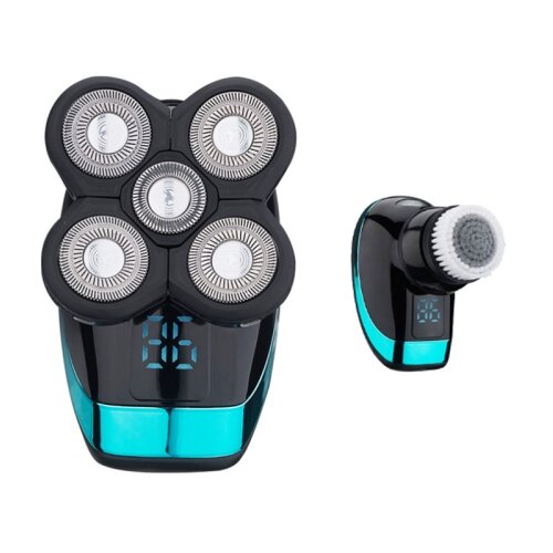 SARAHE Električni brivnik, polnilni brivnik, inteligentni digitalni zaslon, strižnik za plešaste lase, slog: aparat za nosne dlake in krtača za umivanje ob, (22149809) Cene