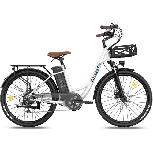 Fafrees F26 lasting električno kolo - 250W motor 36V20.3Ah baterija160KM doseg mehanska disk zavora - bela, (21221514) Cene