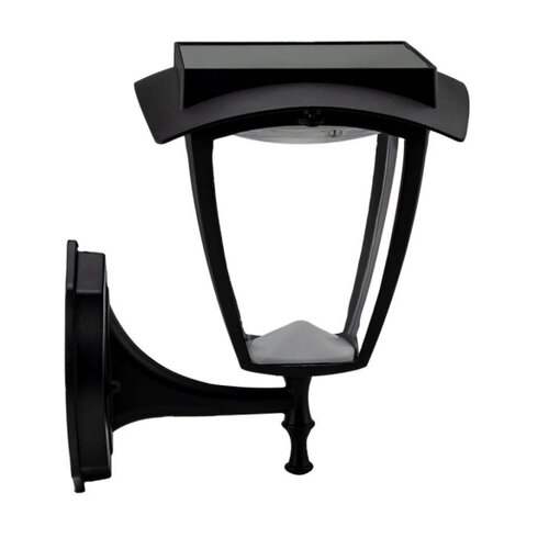  LED solarna zidna lampa LED/2W/3,7V 3000/6000K IP65 2200 mAh crna Slike