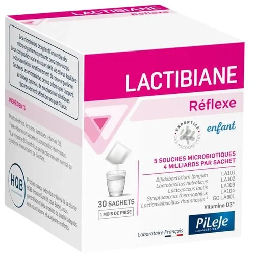 PILEJE LABORATORIE R&eacute;flexe enfant Lactibiane, 30 kesica Cene