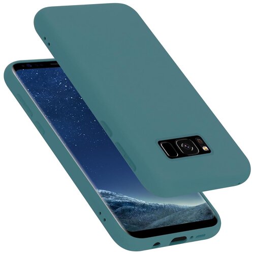 Cadorabo Ohi&amp;scaron;je, združljiv s Samsungom v tekoči zeleni barvi - za&amp;scaron;čitni pokrov iz fleksibilnega silikona TPU, (20585340) Slike
