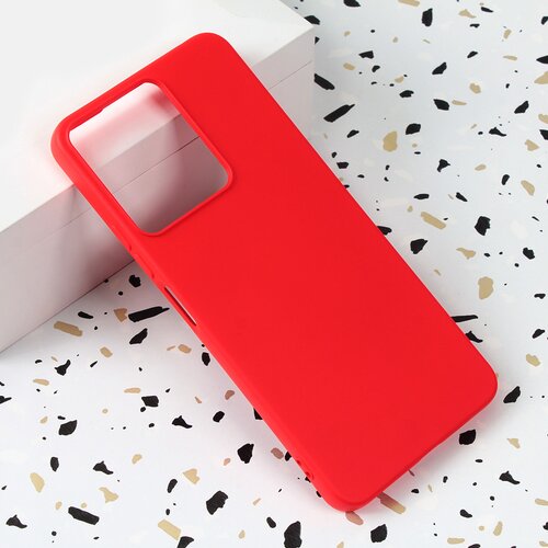 Torbica shell velvet za xiaomi redmi 13C crvena Slike