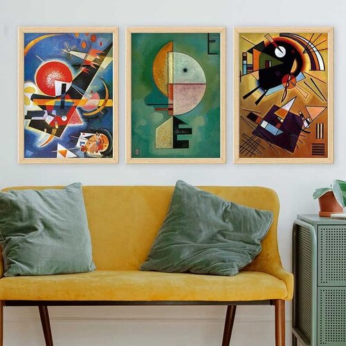 Wallity uramljena slika 3NTC_UN287405 _5575, 55x75 cm, 3 dela Slike