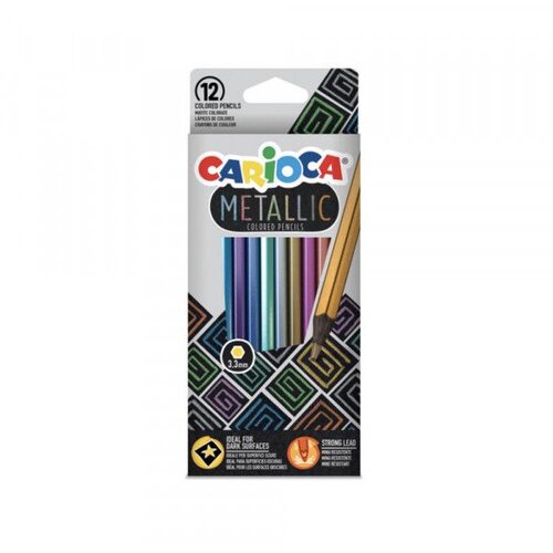 Carioca bojice drvene metalic, pak 1/12 Cene