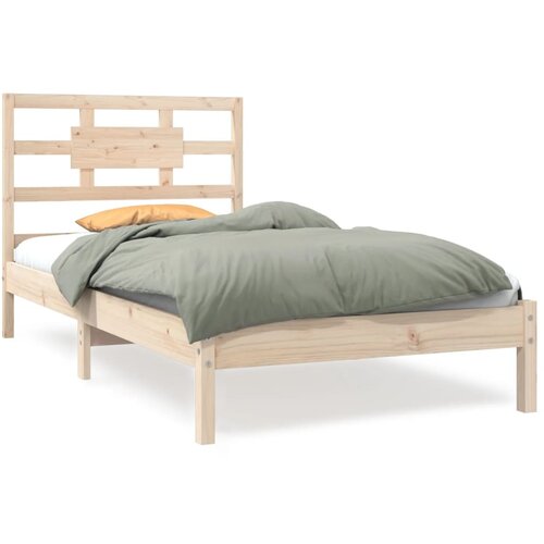 VidaXL Posteljni okvir iz trdnega lesa 90x190 cm, (20903202) Slike