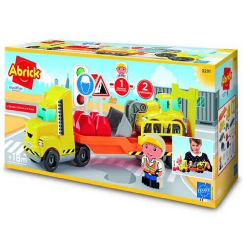 Ecoiffier Abrick: Igralni set - tovornjak in delovno vozilo - 32 cm Slike
