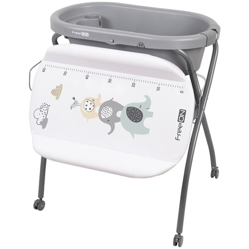 Freeon stojalo z banjico Elephants in s previjalno podlogo grey Slike