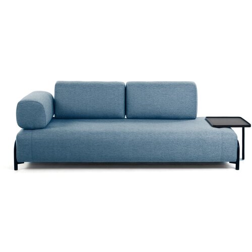 Kave Home Plava sofa s prostorom za odlaganje Compo Slike