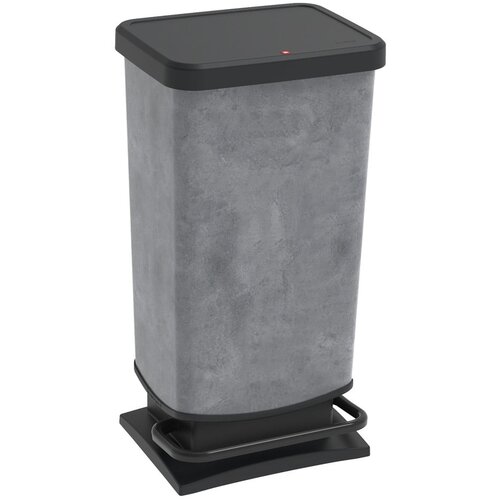 Rotho Siv ko&amp;scaron; za smeti iz reciklirane plastike s pedali 40 l Paso - Rotho Slike