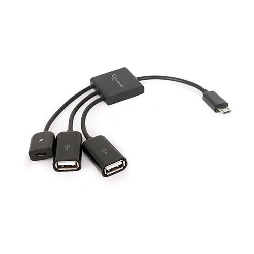  USB HUB OTG GEMBIRD UHB-OTG-02, za mobilne telefone i tablete Slike