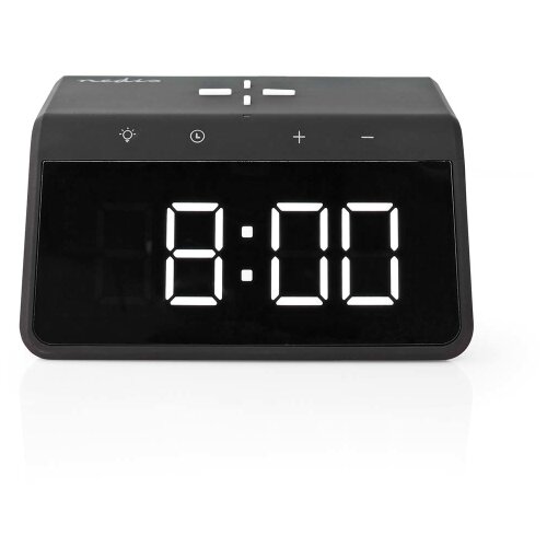 Nedis Alarmna ura WCACQ30BK brezžično polnjenje 15W, (5000547658) Slike