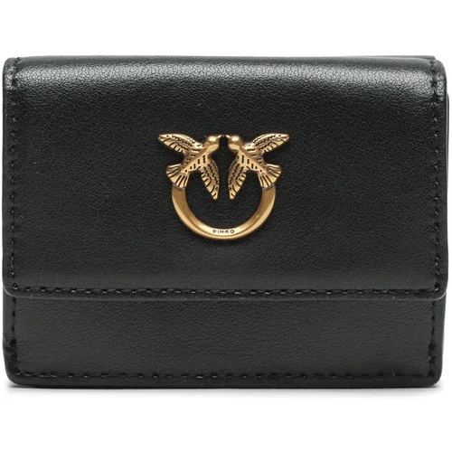 Pinko Majhna ženska denarnica Wallet Micro. AI 23-24 PCPL 101540 A0QO Black Z99Q