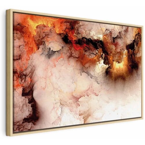  Slika - Volcanic Abstraction (1 Part) Wide 60x40 U prirodnom drvenom okviru Cijene