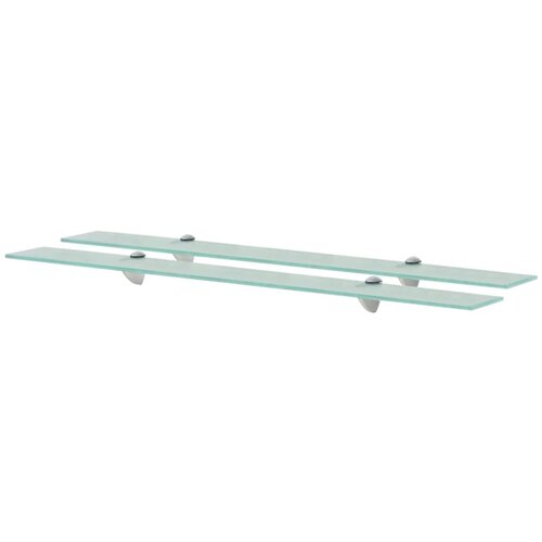 vidaXL Zidne police 2 kom staklene 90 x 10 cm 8 mm Cijene