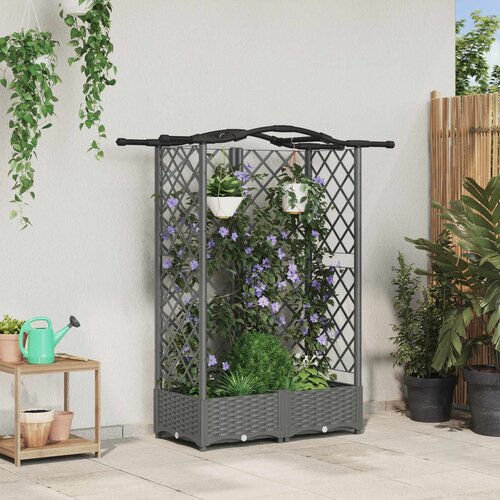  Povi&scaron;eni krevet s mrežom i krovom Svjetlosiva 124 x 40 x 123 cm Cijene