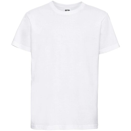 RUSSELL White Children's T-shirt Slim Fit Cene