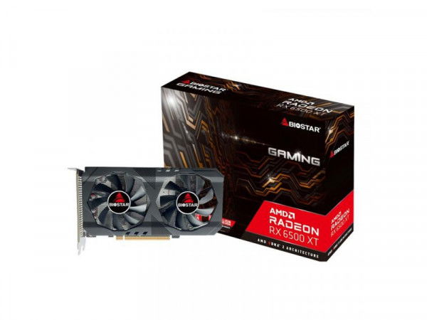 Biostar RX6500XT 4GB GDDR6 DP/HDMI grafička kartica Cene