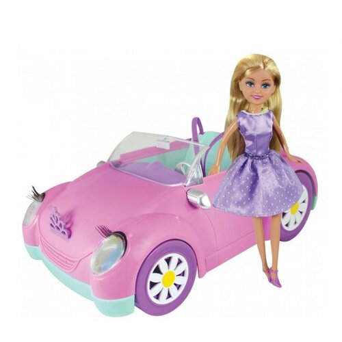 Zuru sparkle girlz pink automobil i lutka set Slike