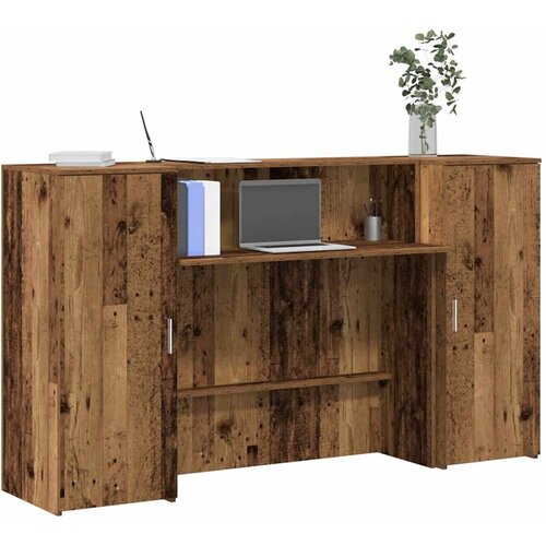 VidaXL Recepcijski stol 180x50x103,5 cm od konstruiranog drva Slike