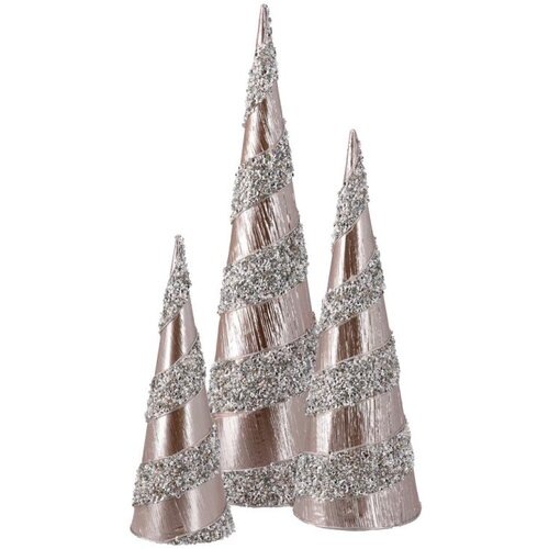  Velvet jelka gliter srebrna 3K 15 &times; 52CM 14 &times; 42CM 10.5 &times; 31CM Cene