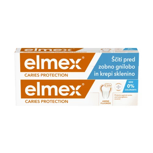 Elmex zobna pasta (dvojno pakiranje) - Caries Protection Toothpaste - Duo Pack