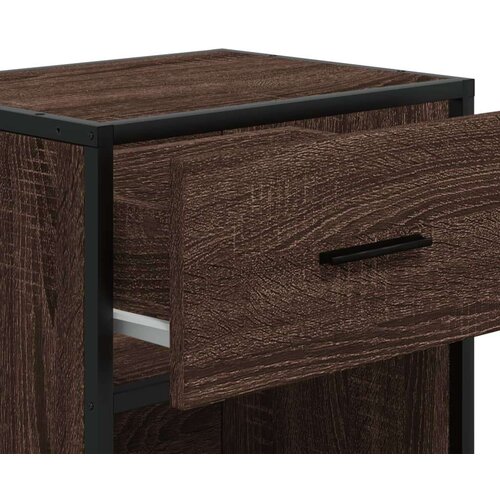 VidaXL Noćni ormarići 2 kom boja hrasta 40x31x50 cm konstruirano drvo Slike