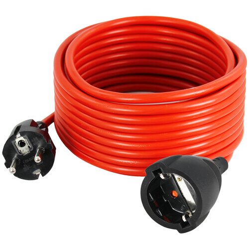 Commel spojni kabel s utičnicom (crvene boje, 25 m) Cene