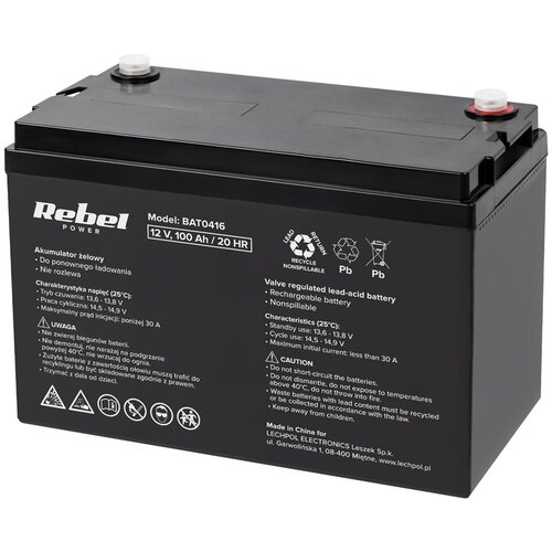  12V 100Ah Rebel Gel Battery Cijene