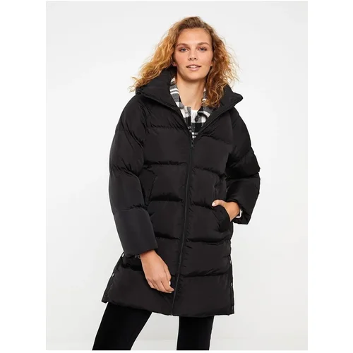 LC Waikiki Hooded Plain Long Sleeve Women's Puffer Coat