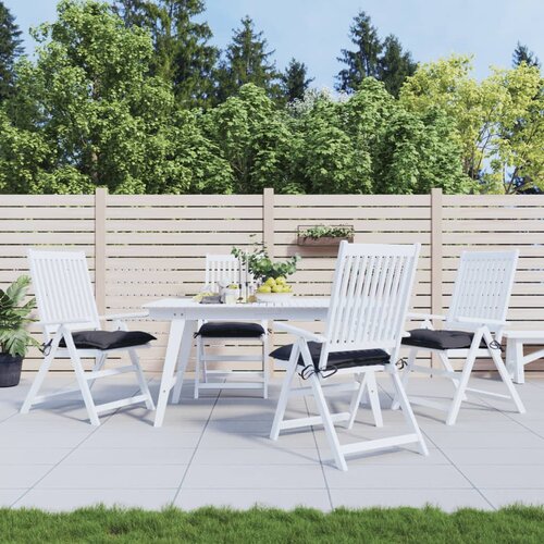 VidaXL Jastuci za stolice 4 kom antracit 50x50x7 cm od tkanine Oxford Slike