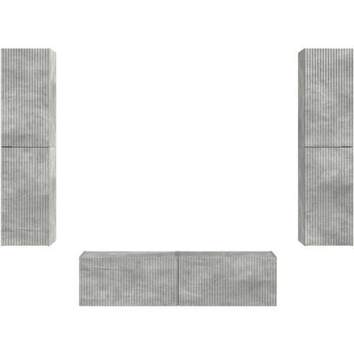 3 pcs Betonsko siva - - Siva - 56.59 - 30 x 31 x 60 cm - 2025-vidaXL-Uvoz_2 Slike