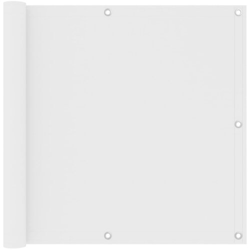 VidaXL Balkonsko platno belo 90x400 cm oksford blago, (20610877) Slike