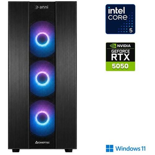 ANNI gaming namizni računalnik Gamer Optimal i5-12400F/16GB/1TB SSD/Windows 11 Home/RTX 5050/črna Cene