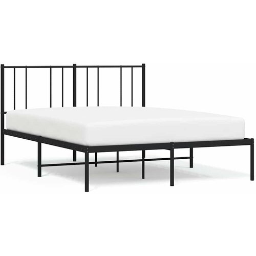  okvir za krevet s uzglavljem crni 120x190 cm Slike