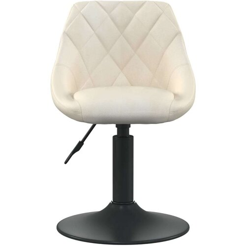 vidaXL Jedilni stol krem žamet Cene