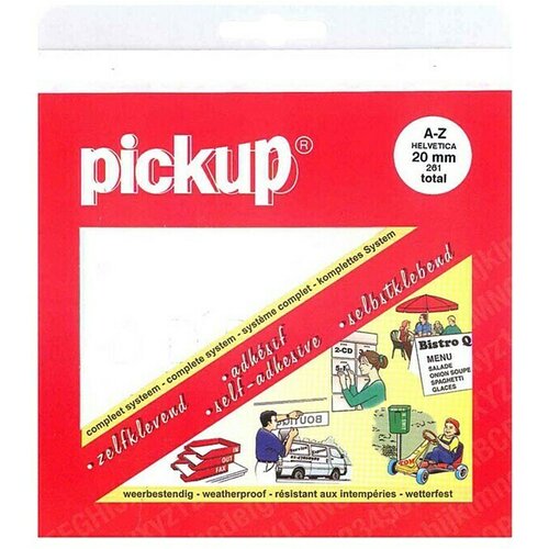 Pickup Naljepnica (Slova, Bijele boje, Visina: 20 mm) Cijene