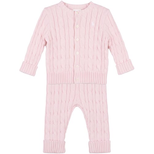 Polo Ralph Lauren Otro&amp;scaron;ki kompleti CBL SWTR SET-SETS-JUMPER SET Rožnata Slike