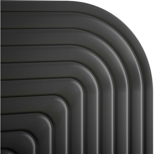  Zidna polica 2 kom. Crna 80,5 x 13,5 x 37,5 cm Prerađeno drvo Slike