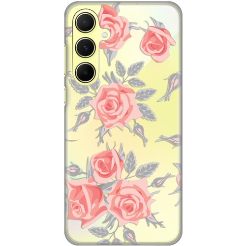  torbica silikonska print skin za samsung A556B galaxy A55 5G elegant roses Cene