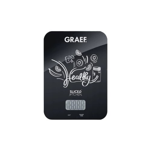 GRAEF KS 202 digitalna kuhinjska vaga digitalna Opseg mjerenja (kg)=5 kg crna Cijene