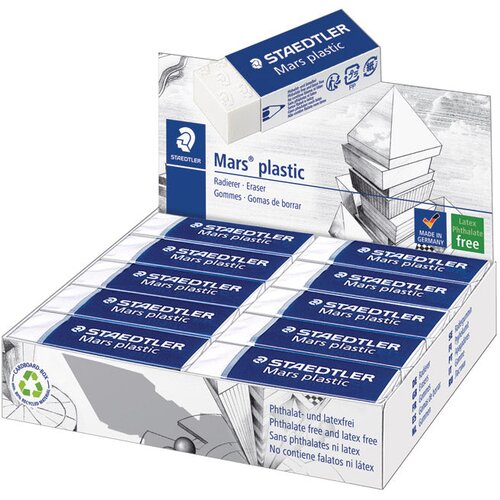  MARS PLASTIC STAEDTLER 526 50 BIJELA-KOMAD Slike