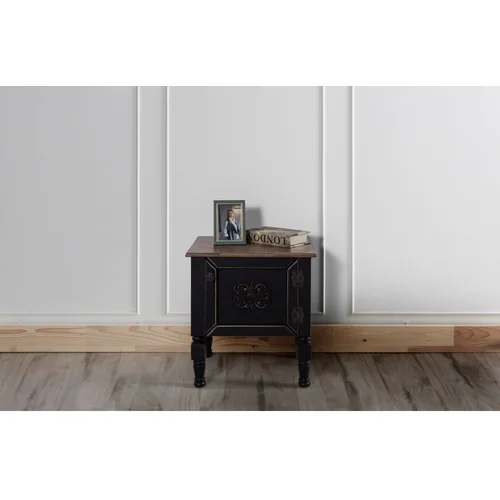 Hanah home Ada Nightstand - Black nočna omarica, (20869870)