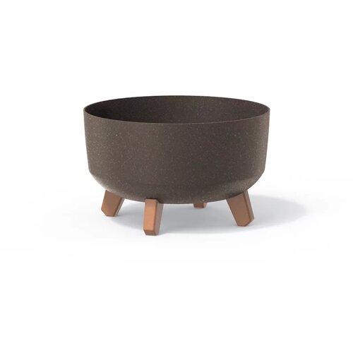 Gracia Dekorativna saksija Low Eco Wood L300LW, Braon Slike