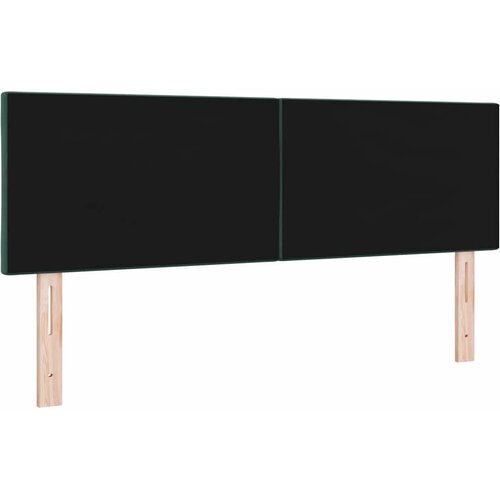  LED glava kreveta Tamnozelena 144 cm Bar&amp;scaron;un Slike
