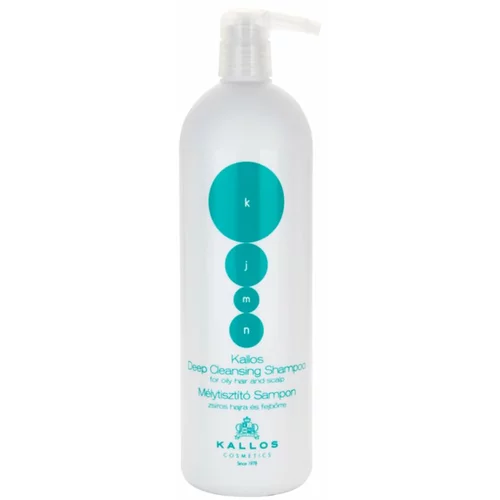 Kallos KJMN Deep Cleansing šampon za dubinsko čišćenje za masnu kožu i vlasište 1000 ml